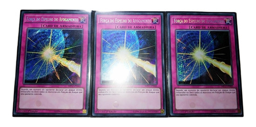 Yu-gi-oh! 3x Forca Do Espelho Afogamento Mp17-pt041