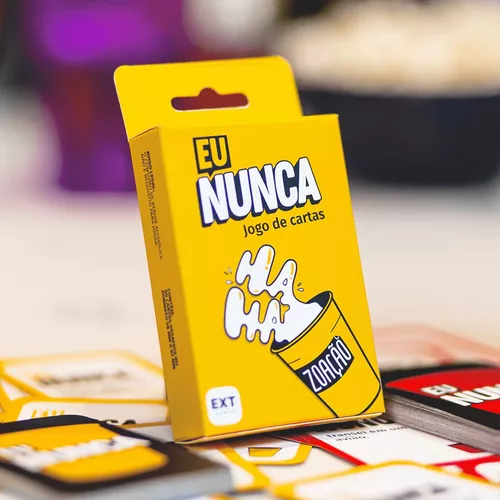 Eu Nunca Malvadão Jogo de Cartas EXT Games