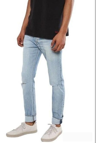 Pantalon Jeans Levis 501 Skinny Hombre Original Organico