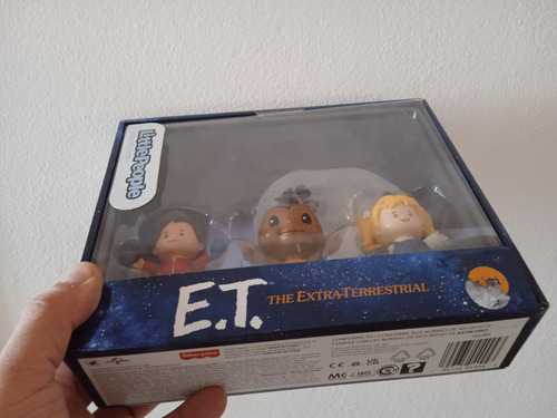 E. T. The Extraterrestrial Little People Fisher Price Mattel (Usado)