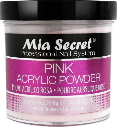 Polvo Acrílico Rosado Mia Secret 4 Oz