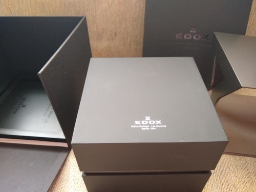 Reloj Edox Les Vauberts Chronograph 10408 Original Nuevo