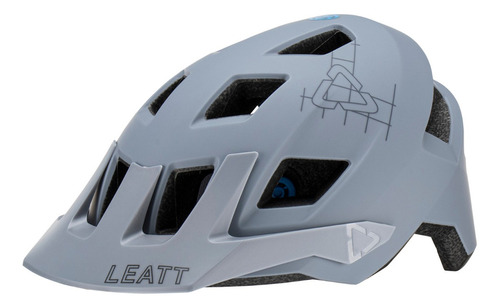 Casco Bike Mtb Leatt - Allmtn 1.0 - Titanium Talle S