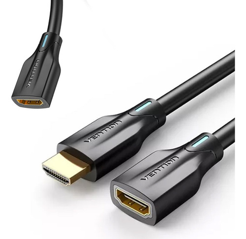 Cable 1m Extension Hdmi 2.1 Video 8k Tv Oro + Audio Video