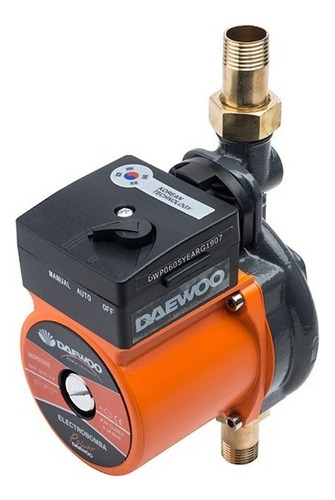 Bomba De Agua Presurizadora Daewoo Daepres100 100w 2 Baños