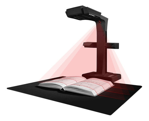 Czur Escaner Libros Et18 Pro Professional A Pedido Color Negro