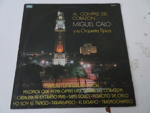 Miguel Calo - Al Compas Del Corazon - Vinilo Argentino