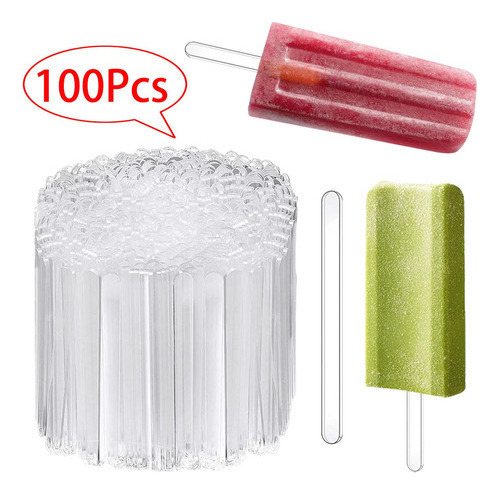 Bd 100 Pcs Ice Bar Sticks Palitos De Picolé