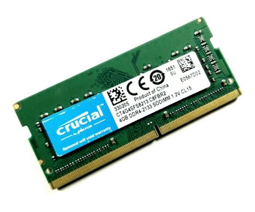 Memoria Ram Pc4 Ddr4 4gb 2133mhz Crucial