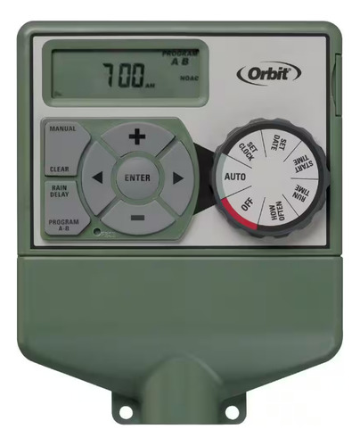 Temporizador De Riego De 6 Zonas Orbit Para Rociadores Subte Color Verde Musgo