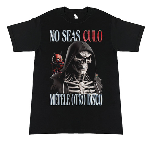 Playera Calacas Chidas Para Gym - Métele Otro Disco