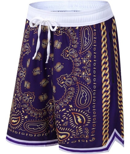 Pantalones Cortos Deportivos Holgados De Baloncesto De Moda