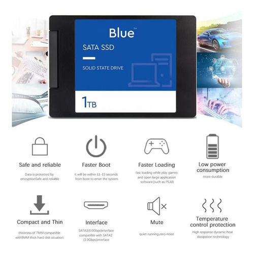 Ssd De Alta Velocidade Interface Sata3 Ssd 1tb