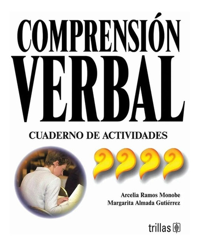 Comprensión Verbal Cuaderno De Actividades Editorial Trillas