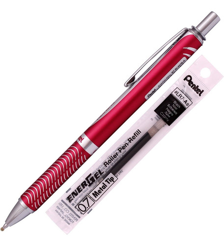 Pentel Energel Alloy Rt Gel Pen Medium Point Metal Tip Ballp