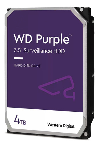 Disco Duro Wd Videovigilancia 4tb 3.5 Sata Purple Wd43purz P