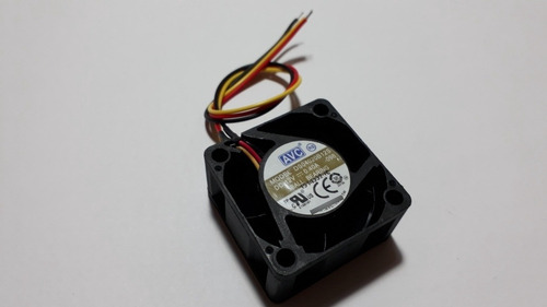 Cooler 40x40x20mm 12v 0.40a Avc Ds04020b12s 3 Fios (Usado)