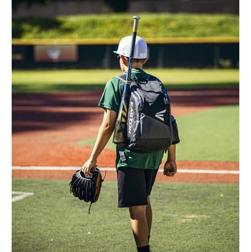 Easton Game Ready Mochila Juvenil Para Bates Y Equipos, Color Azul Marino/flor Y Brillo