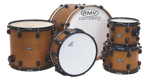 Bateria Rmv Concept Pr - 2 Toms E 1 Surdo  B. 20 -shell Pack