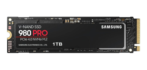 Disco sólido interno Samsung 980 PRO MZ-V8P1T0B 1TB negro