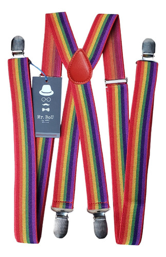 Tirantes Pride Regulable Pantalón 2.5cm 120cm Unisex Adulto