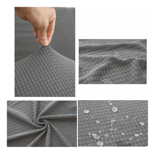Funda Calce Perfecto Para Sillon 4 Cuerpos Tela Texturizada