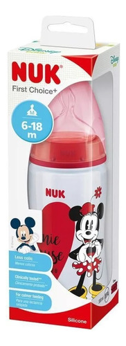 Mamadera Nuk 300ml Minnie Disney 6 -18m