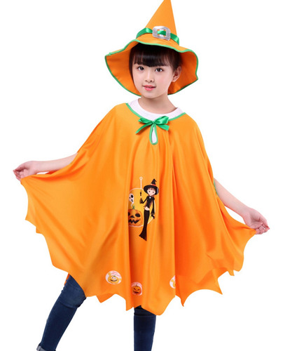 Disfraz De Bruja Cosplay De Halloween Para Niños, Vestidos D