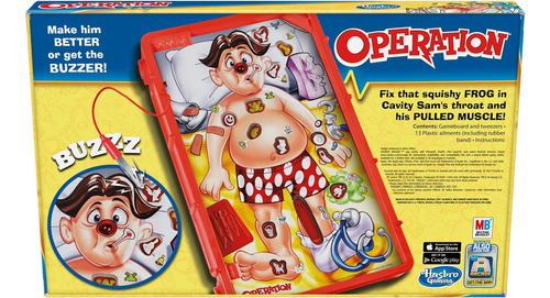 Hasbro Gaming Juego De Operación Clásico