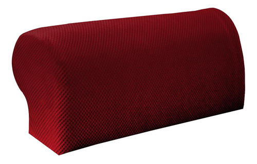 2 Pares (2pattern) Sofá Reposabrazos Sillón Rojo