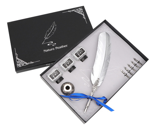 A Letrero Estilográfica Clásico Vintage Quill Pen Con
