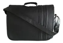 Comprar Maletin Renzo Negro, Portalaptop 16pg (39×31×10), Cuero Liso