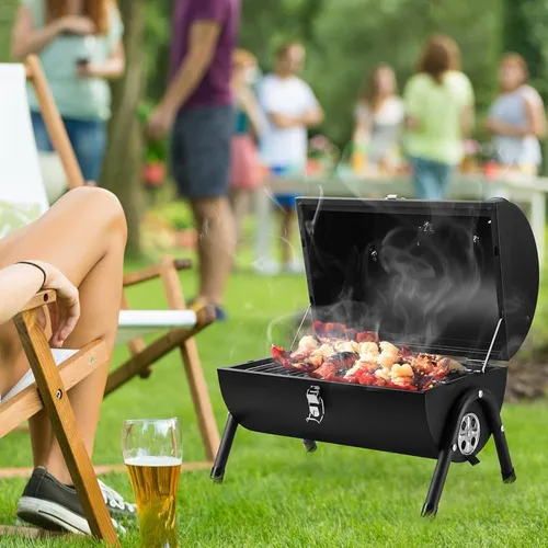 Leonyo Mini Parrilla De Carbón Portátil Para Barbacoa