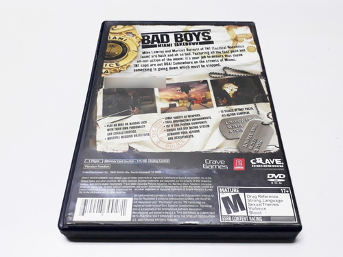 Bad Boys: Miami Takedown Para Ps2, Checalo!! (Usado)
