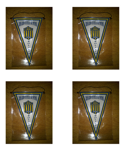 Banderin 37cm Paño Bolivia Rosario Central De Potosi