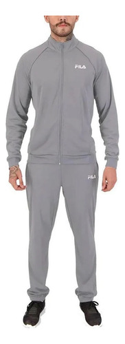Conjunto Agasalho Fila Essentials Cinza Masculino G