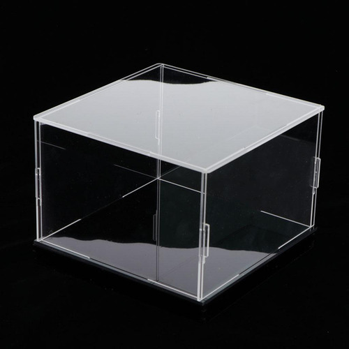 Caja De Exhibición De Acrílico Transparente De 2 Piezas,
