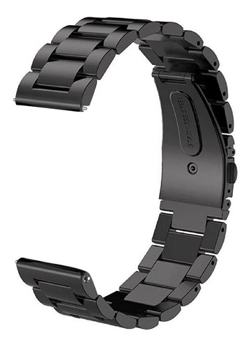Malla Metalica Repuesto Para Reloj Gear S3 Frontier/classic 46mm (negra)