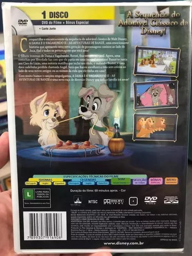 Dvd A Dama e O Vagabundo ii - As Aventuras de Banze em Promoção na