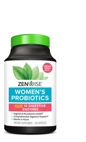 Zenwise Probióticos Para Mujeres Con Enzimas 60 Capsulas Sfn