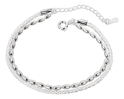 Pulsera De Plata De Ley 925 For Mujer, Pulsera De Tenis,