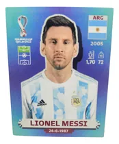 Comprar Messi Figurita Azul Qatar 2022 Brasil Panini Argentina 