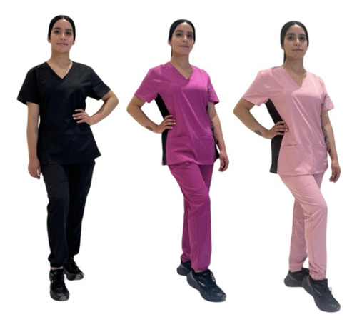 Uniforme Quirúrgico - Dama Cuello V - Jogger + Filipina