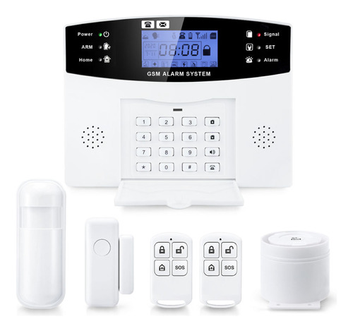 Kit Alarma 4g Wifi Incluye Sensores Y Sirena  