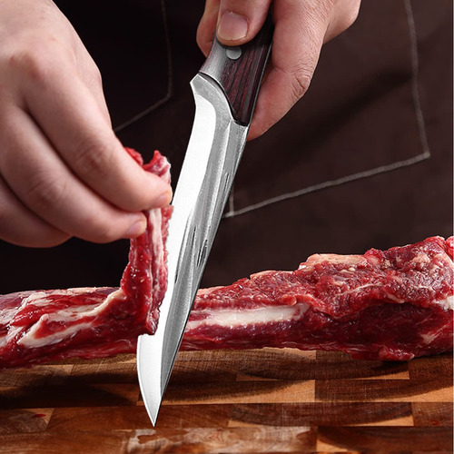Juego De Cuchillos De Chef Acero Inoxidable Profesional Mmg