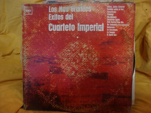 Vinilo Cuarteto Imperial Grandes Exitos C1