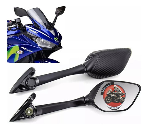 Espejos Para Moto Yamaha R3 + Envío Gratis 