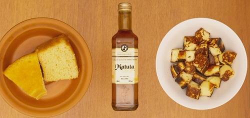 Cachaça Matuta Mel E Limão 300 Ml Abelha Rainha Pequena Mini