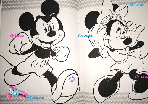 10 Libro Para Colorear Raton Mike Tamaño Carta 16 Paginas :)