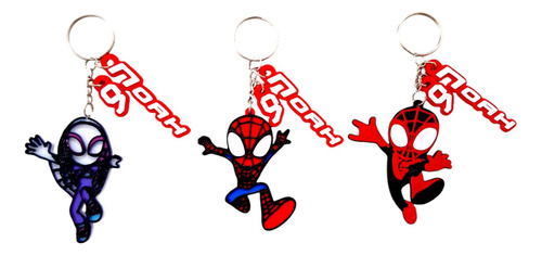 Spidey Y Sus Sorprendentes Amigos X40 Llaveros Personalizado